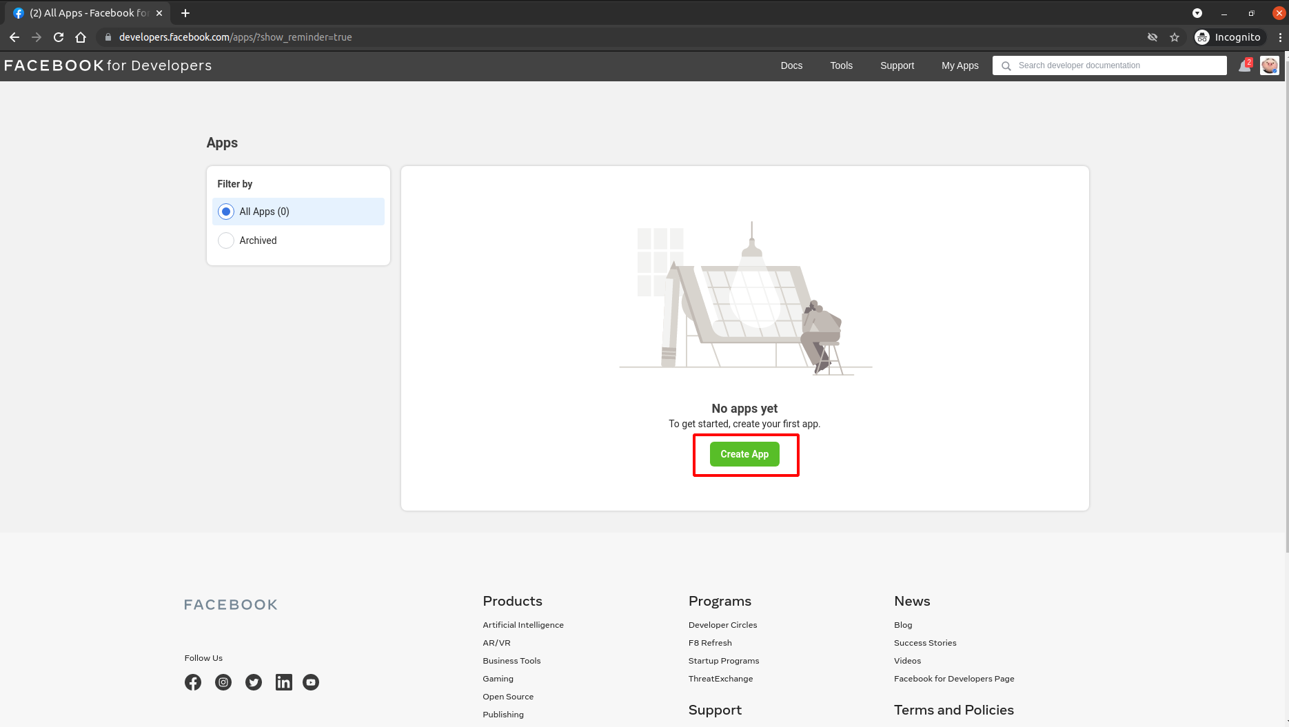 アプリリストページ